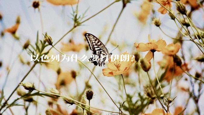 以色列为什么要打伊朗？